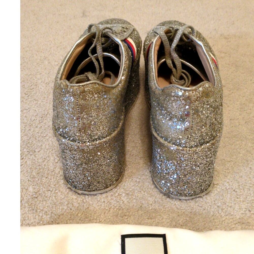 Gucci Peggy Glitter Platform Sneaker - Picture 3 of 15